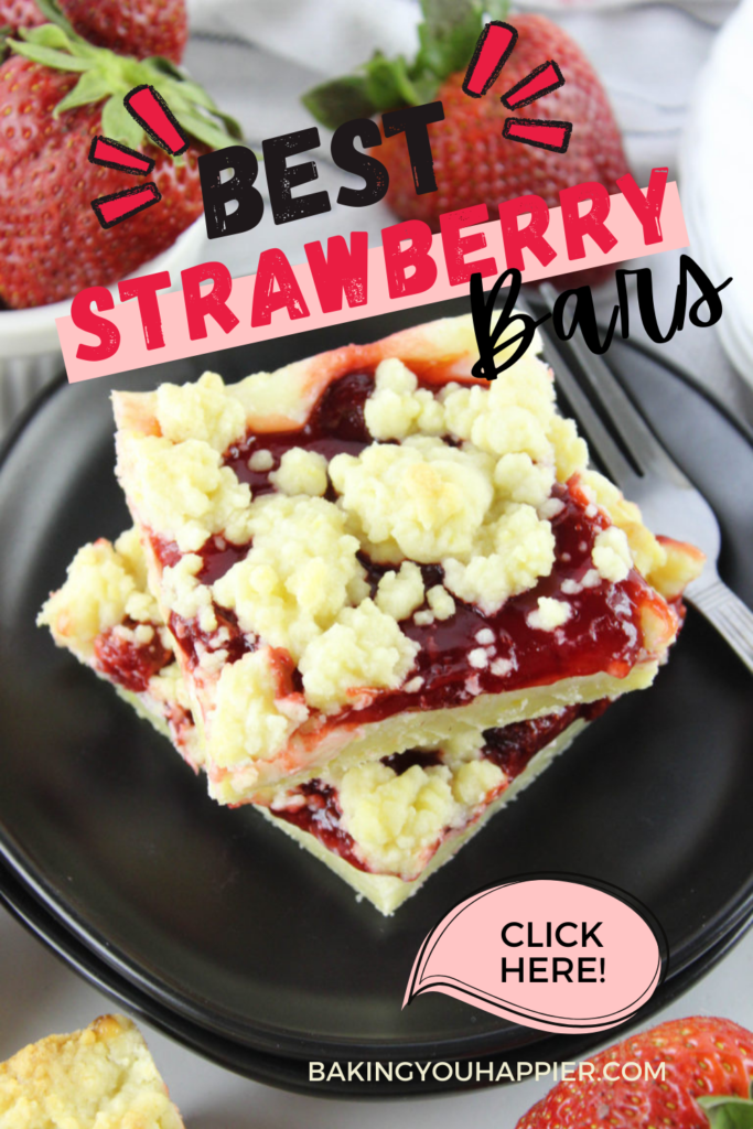 Strawberries & Cream Crumb Bars