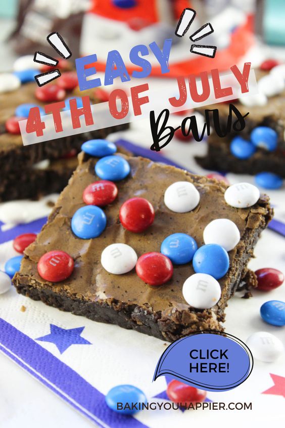 4th of July Brownies