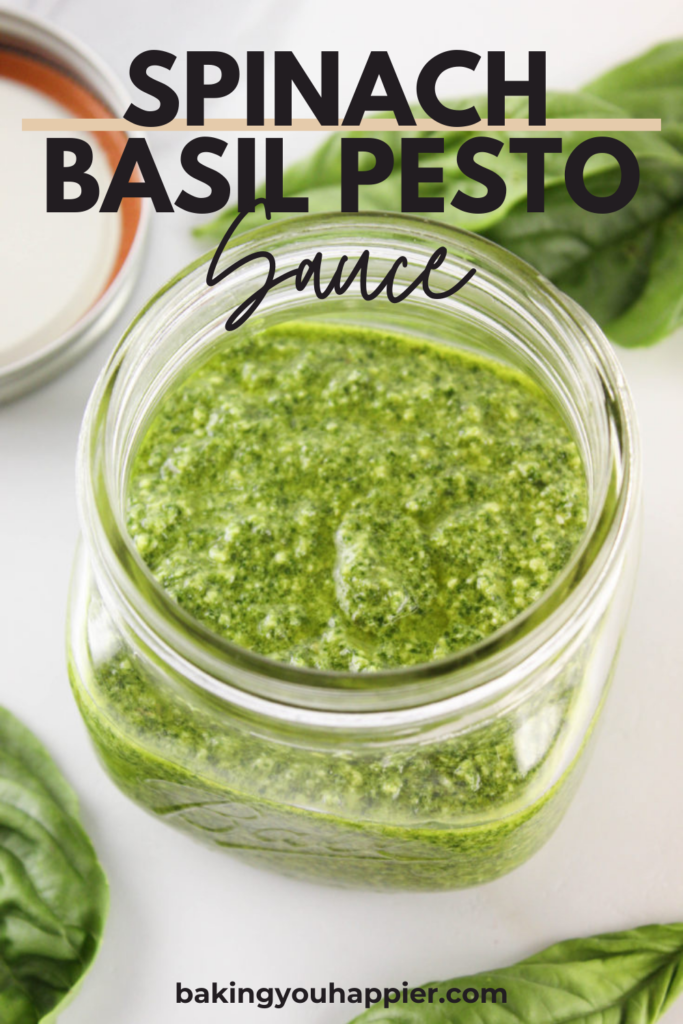 Spinach Basil Pesto Sauce