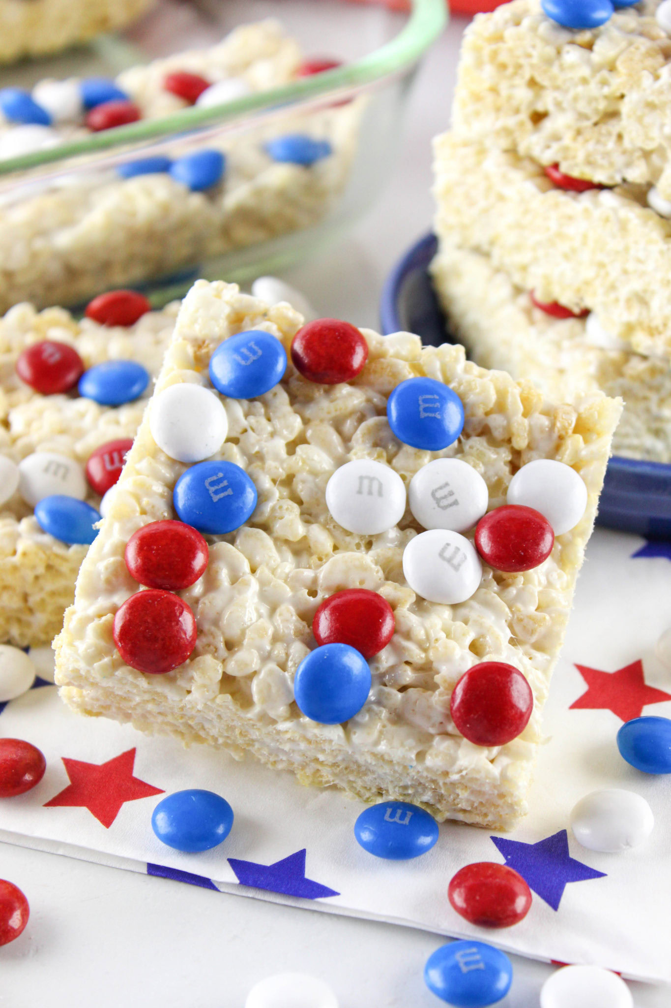 4th Of July Rice Krispie Treats
 4th of July Rice Krispie Treats