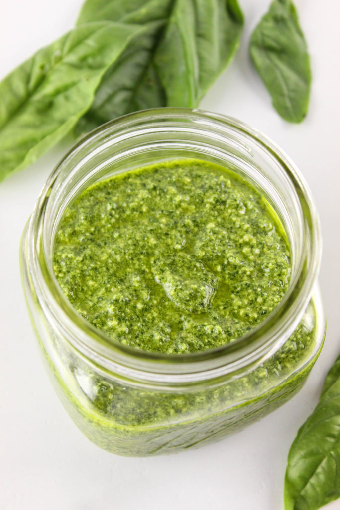 Spinach Basil Pesto Sauce