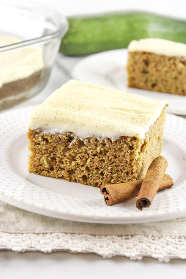 Cinnamon Zucchini Cake Baking You Happier