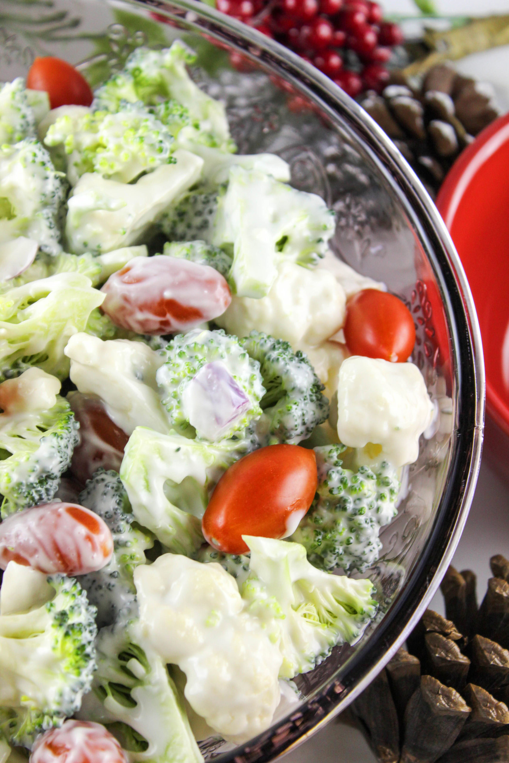 Christmas Crunch Salad - Baking You Happier