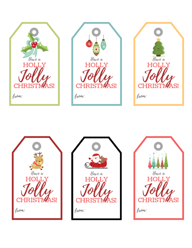 Free Printable Christmas Tags - U Create