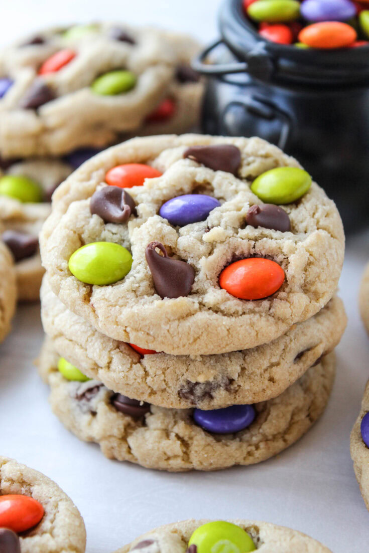 Halloween M&M Cookies