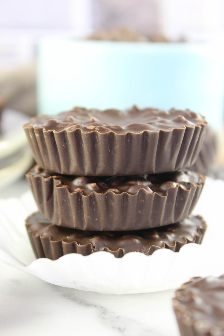 5-Minute Vegan Chocolate Crunch Cups