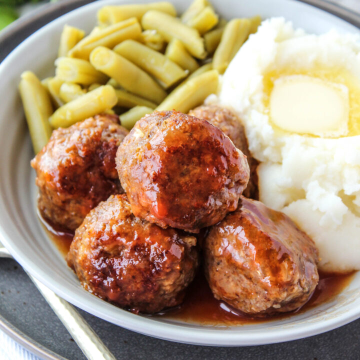 Saucy Vegetarian Meatballs
