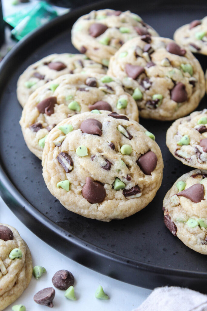 Mint Chocolate Chip Cookies