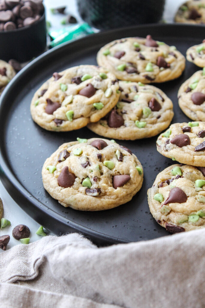 Mint Chocolate Chip Cookies
