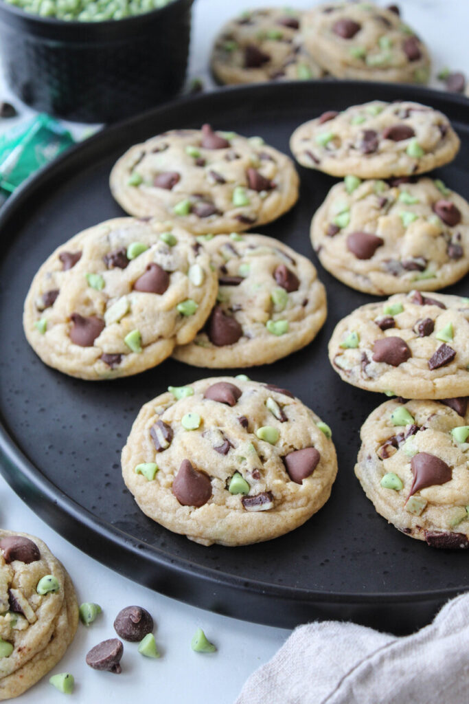 Mint Chocolate Chip Cookies