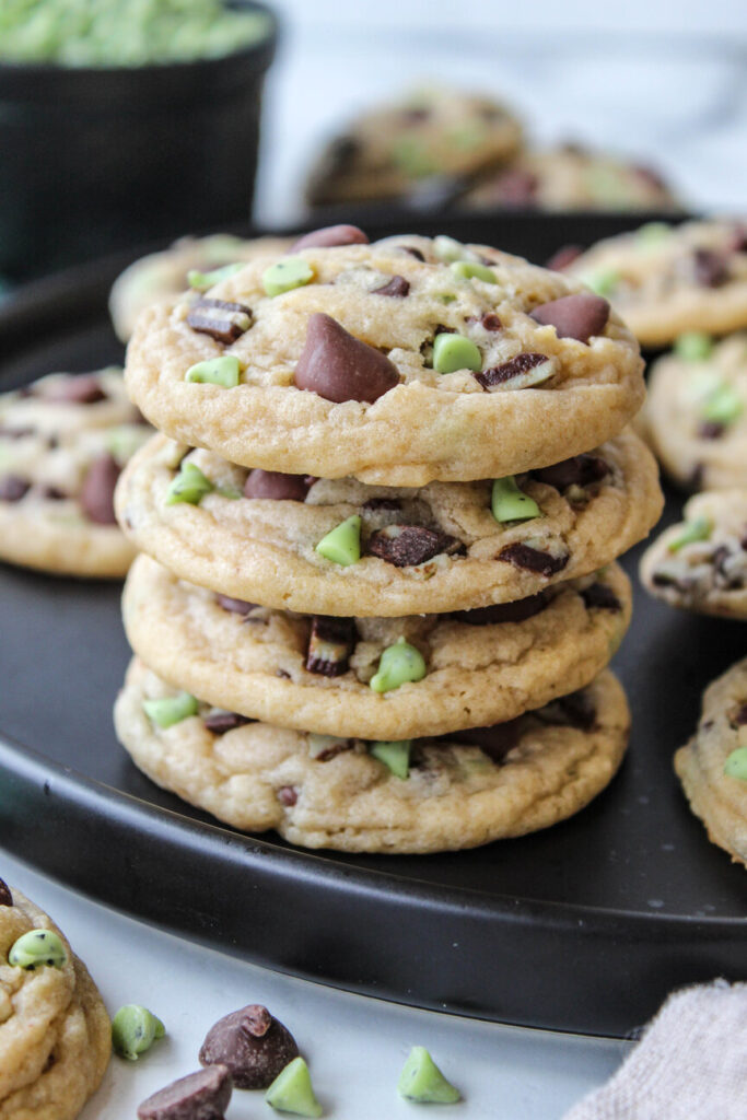 Mint Chocolate Chip Cookies
