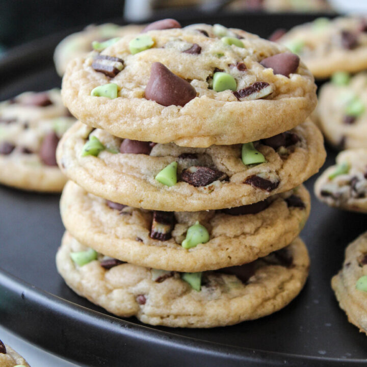 Mint Chocolate Chip Cookies