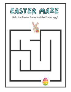 Free Printable Easter Activity Sheets | Baking You Happier