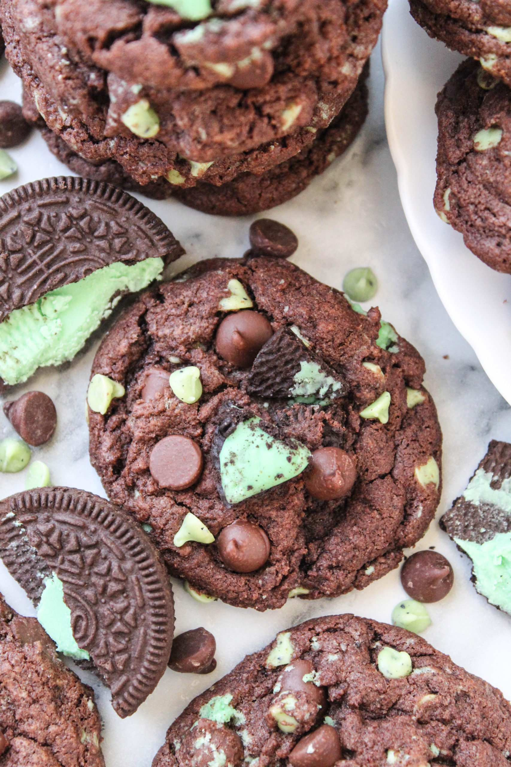 Chocolate Mint Oreo Cookies