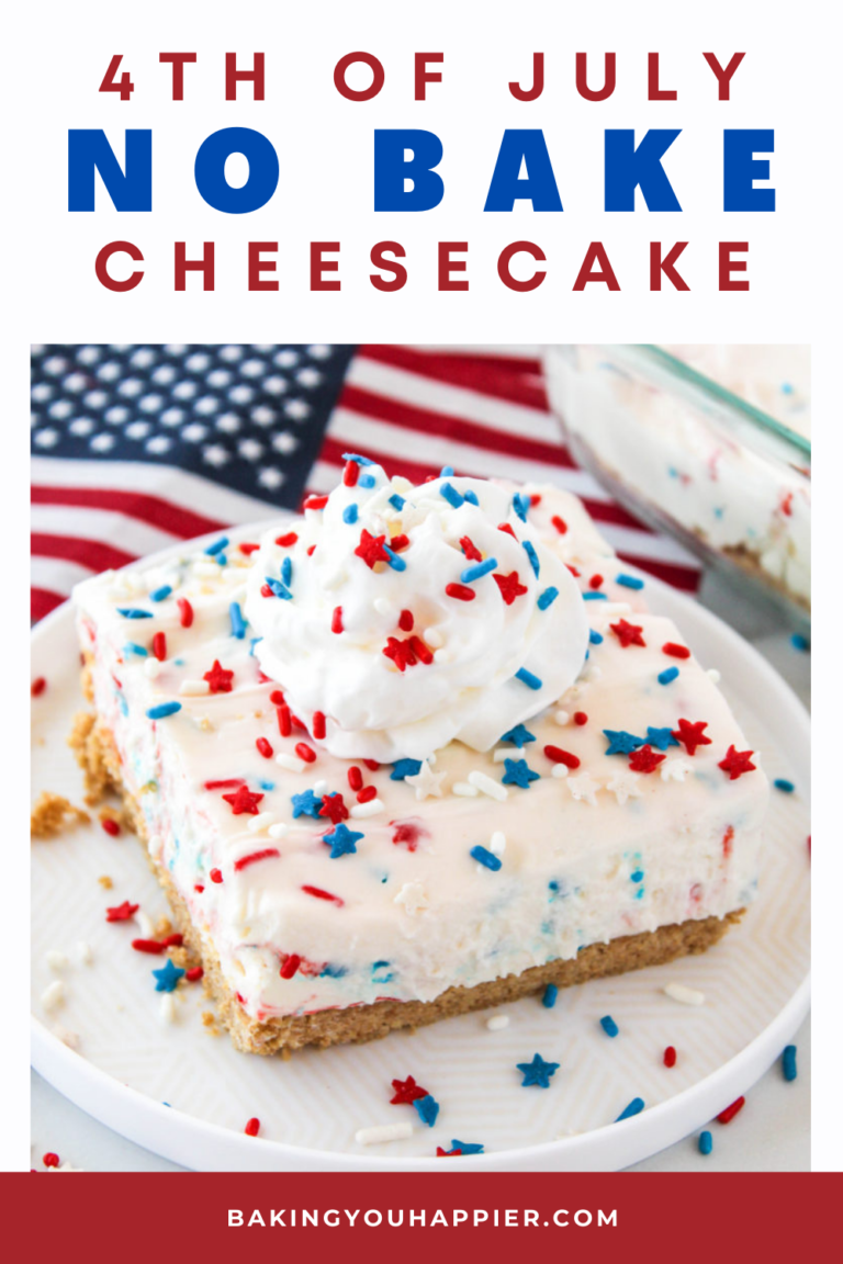Patriotic No Bake Cheesecake Baking You Happier