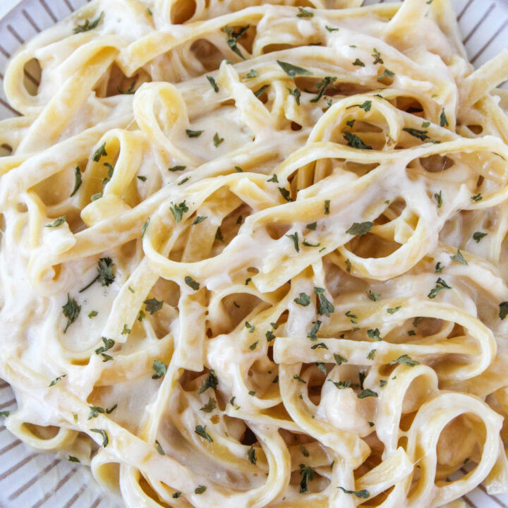 One Pan Fettuccine Alfredo