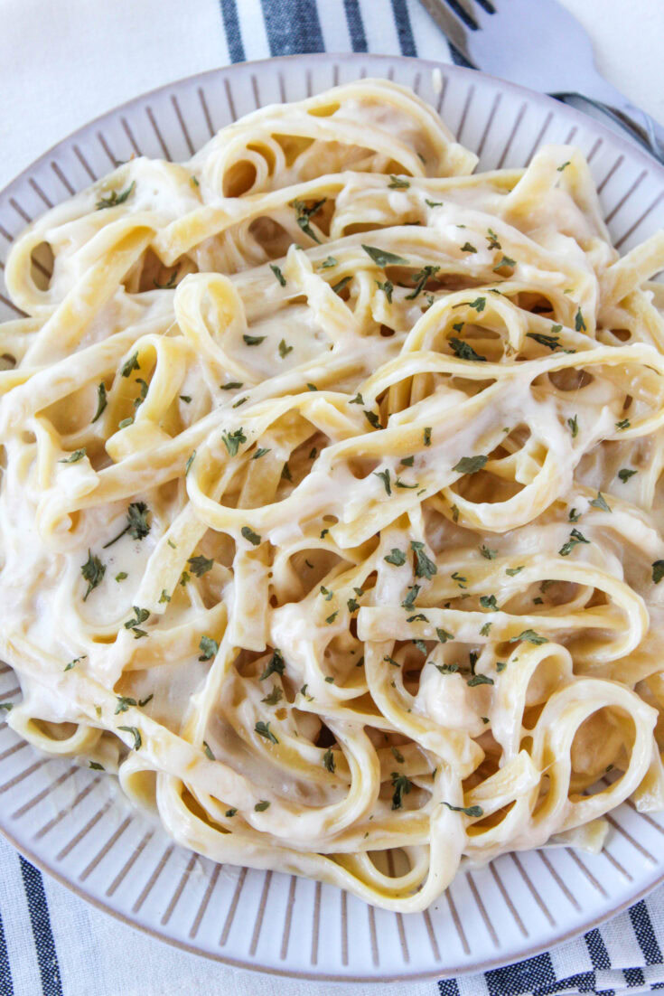 One Pan Fettuccine Alfredo