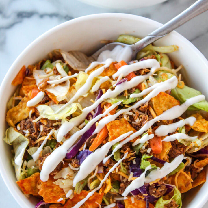 Vegetarian Doritos Taco Salad