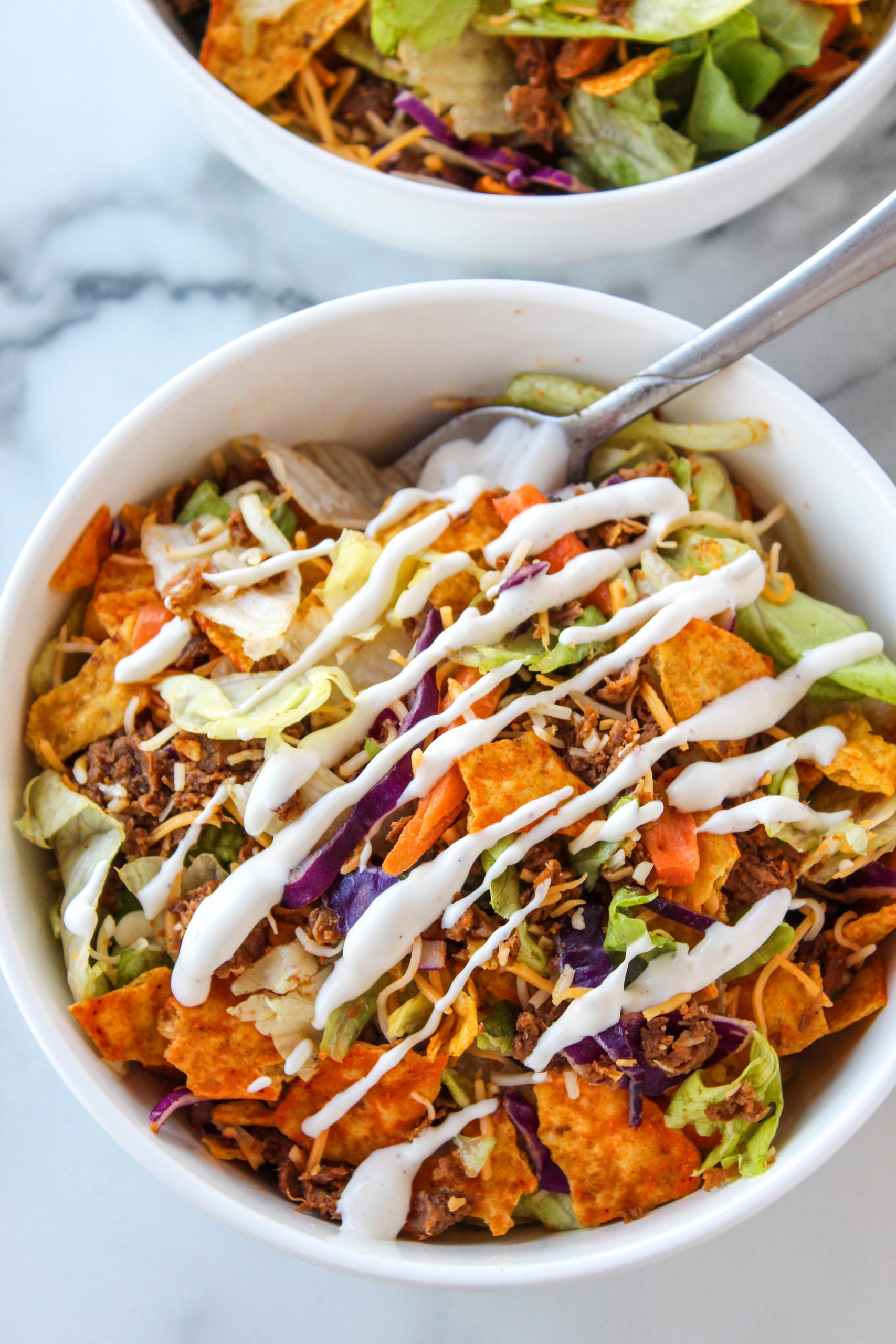 Vegetarian Doritos Taco Salad