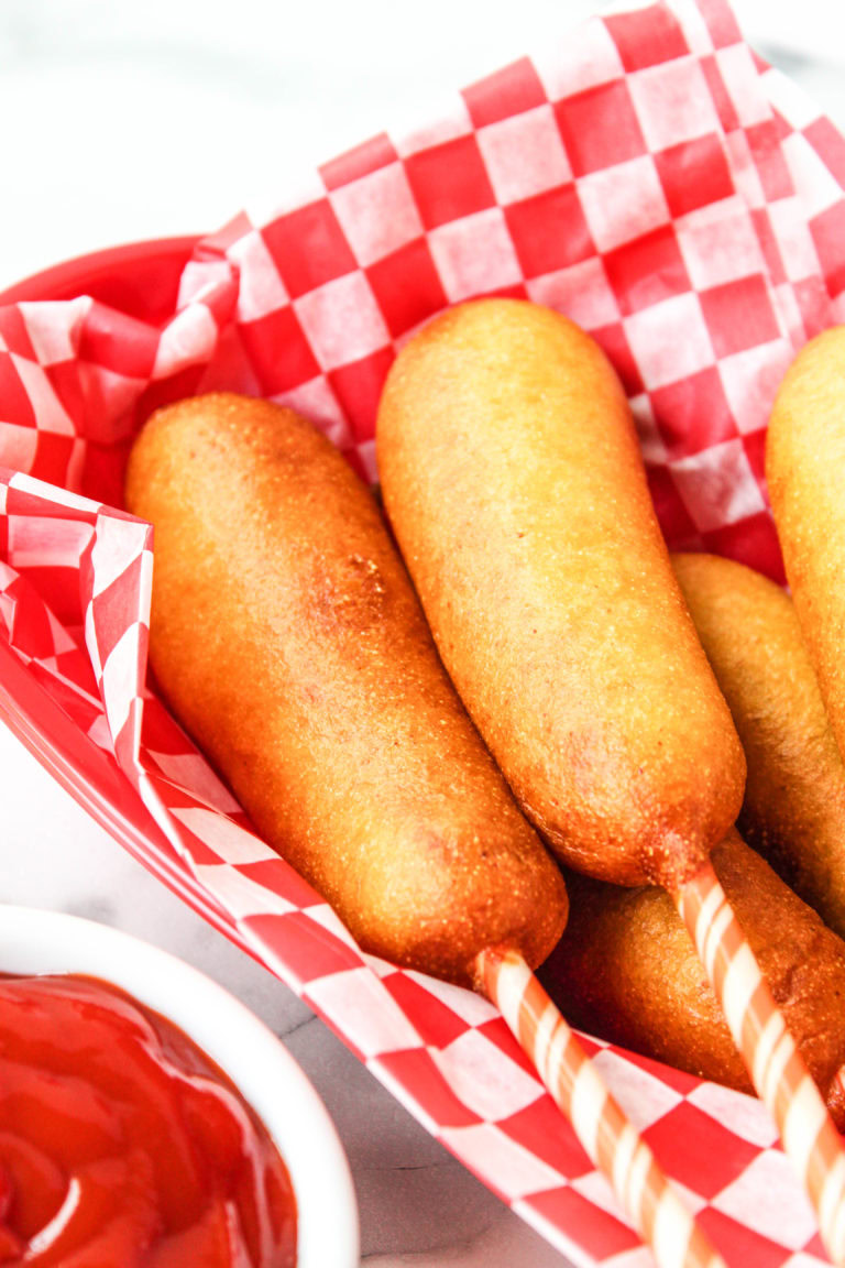 Homemade Corn Dogs Baking You Happier