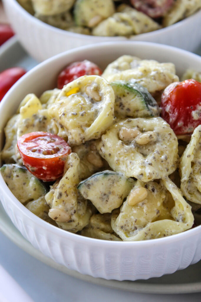 Pesto Tortellini Pasta Salad