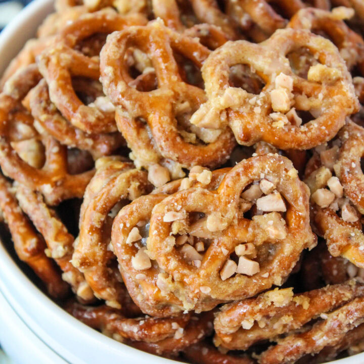 The Best Butter Toffee Pretzels