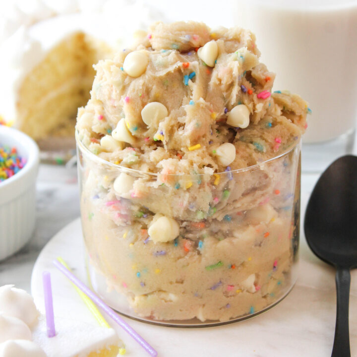 Edible Birthday Cake Cookie Dough