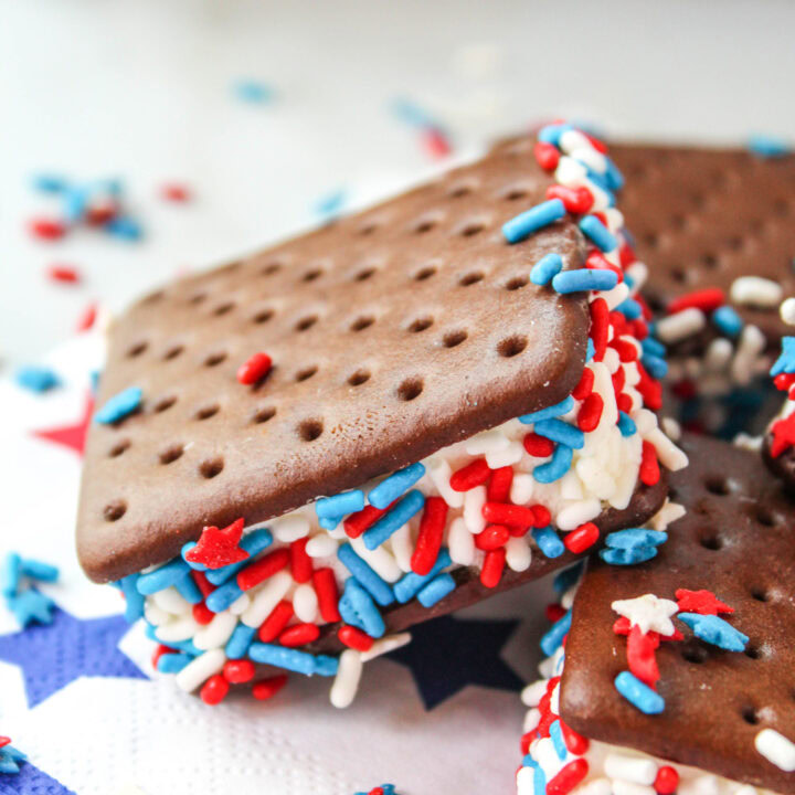 4th of July Ice Cream Sandwiches