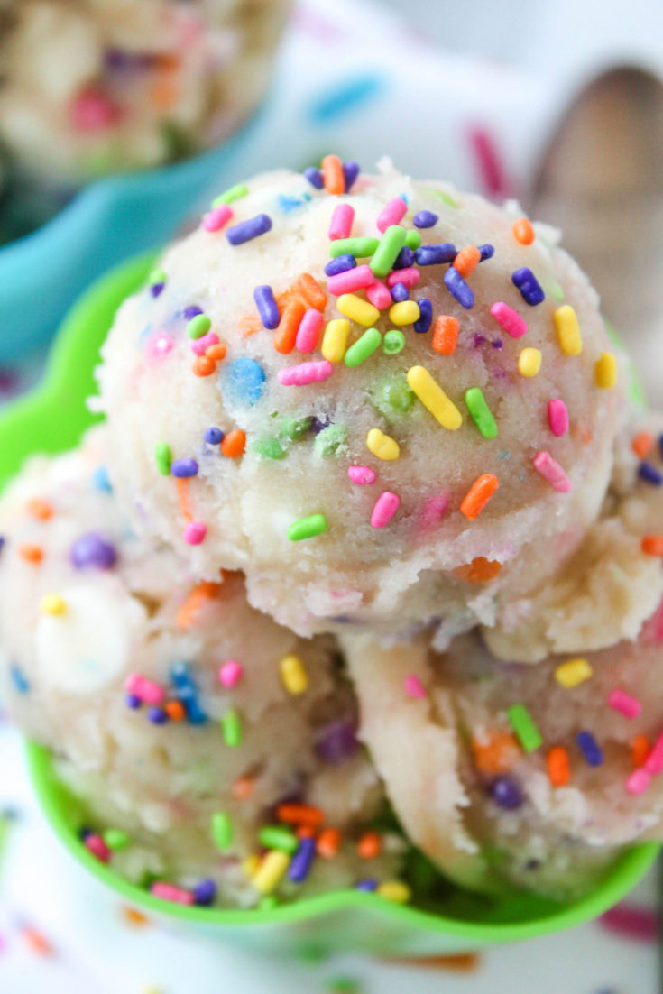 Edible Funfetti Cookie Dough