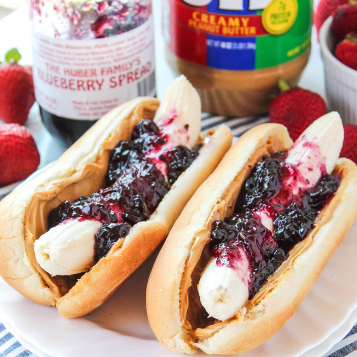 Peanut Butter & Jelly Hot Dog