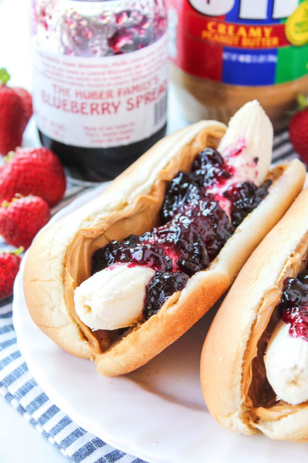 Peanut Butter & Jelly Hot Dog Baking You Happier