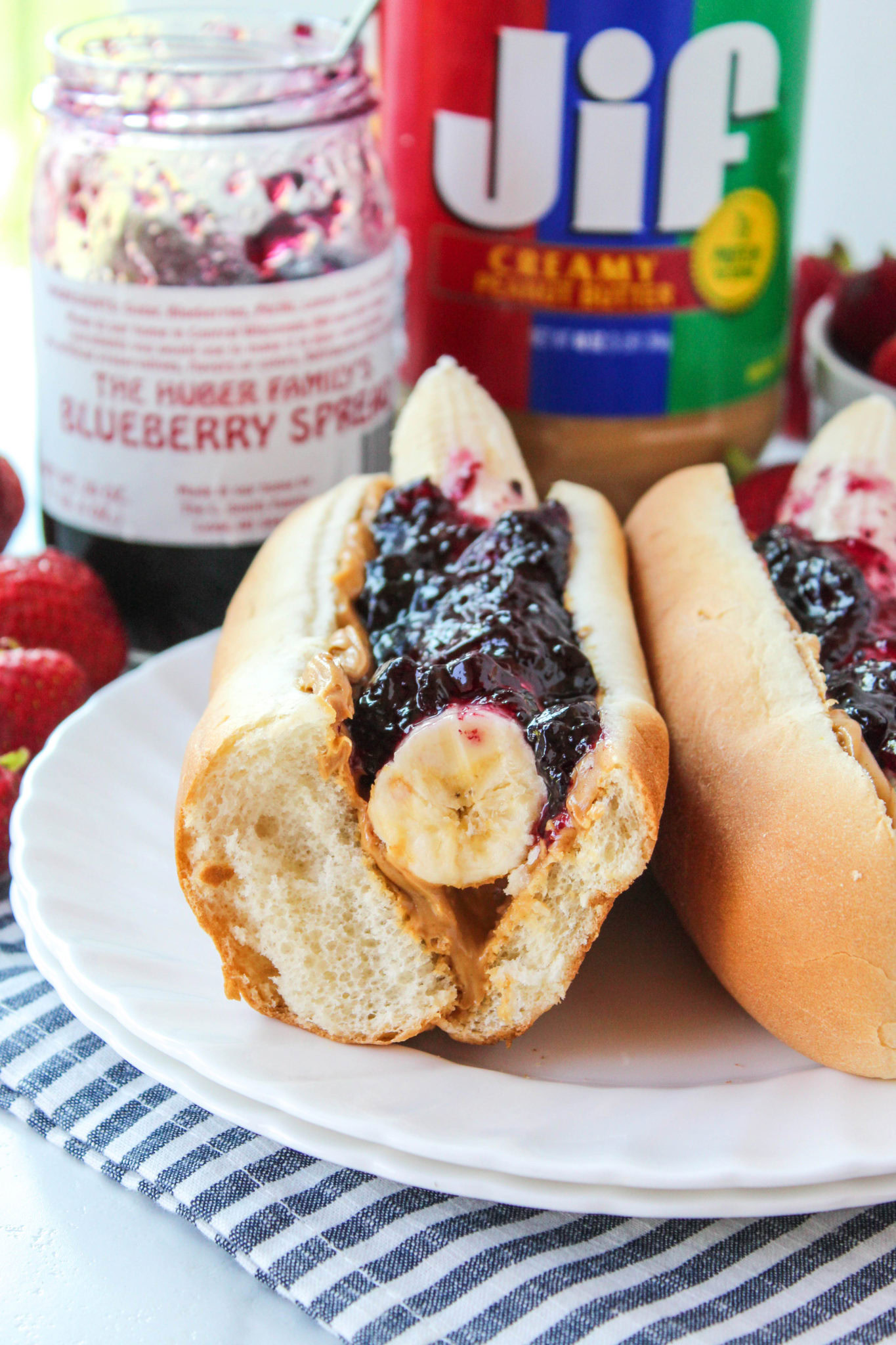 Peanut Butter & Jelly Hot Dog Baking You Happier