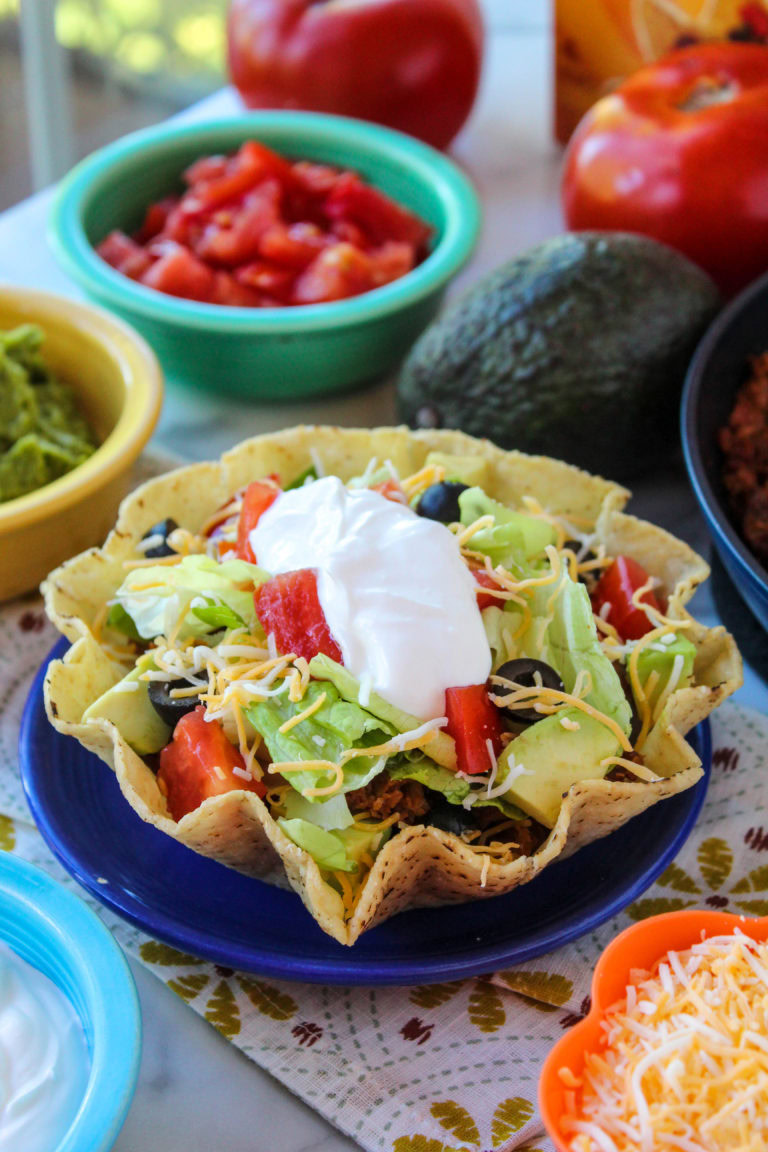 Taco Salad Bowl Baking You Happier