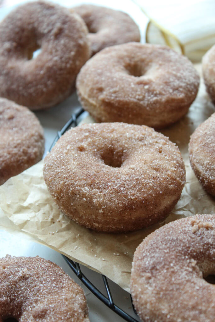 Baked Cinnamon Sugar Donuts