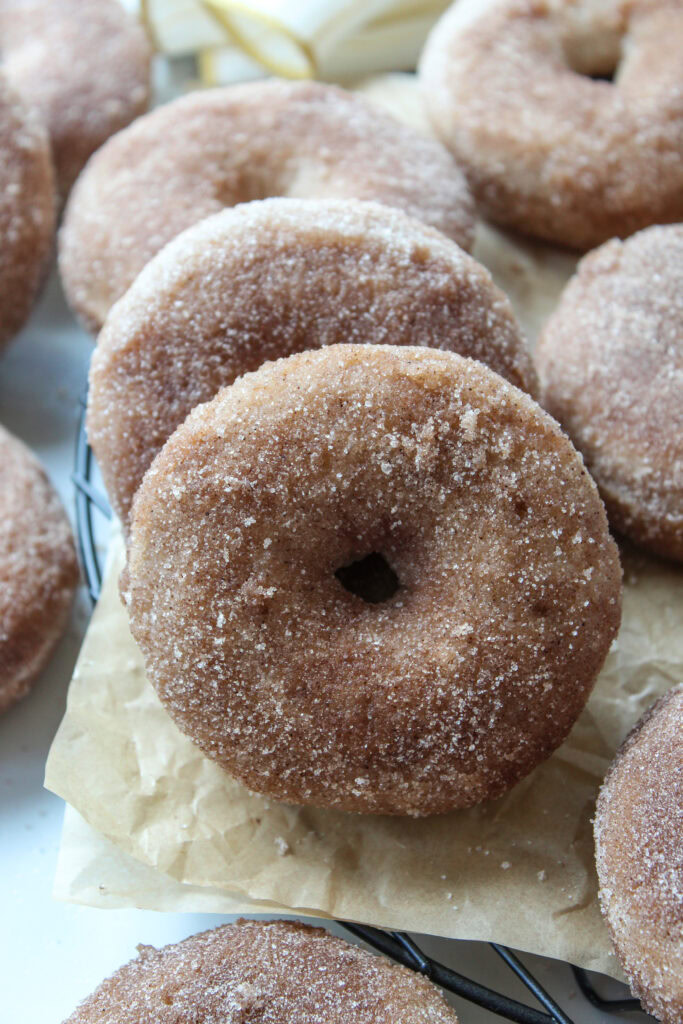 Baked Cinnamon Sugar Donuts