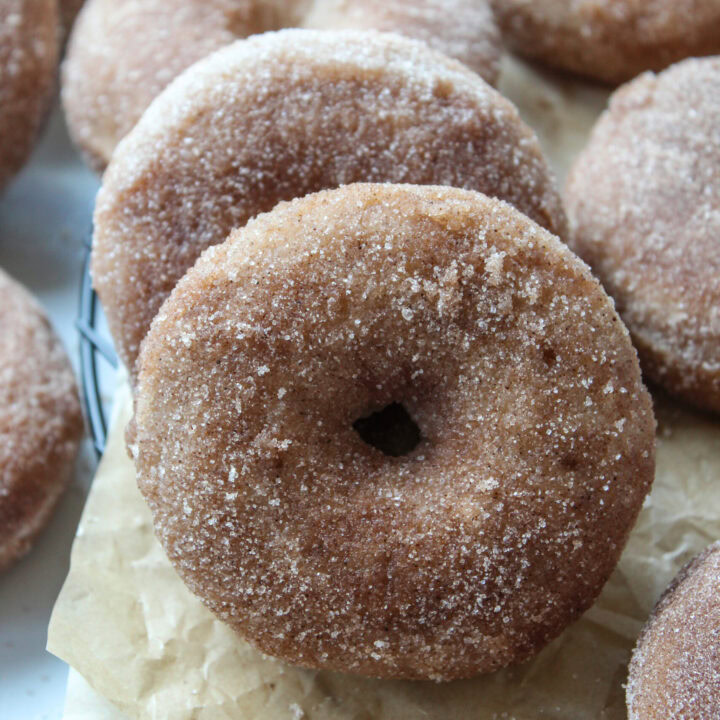 Baked Cinnamon Sugar Donuts