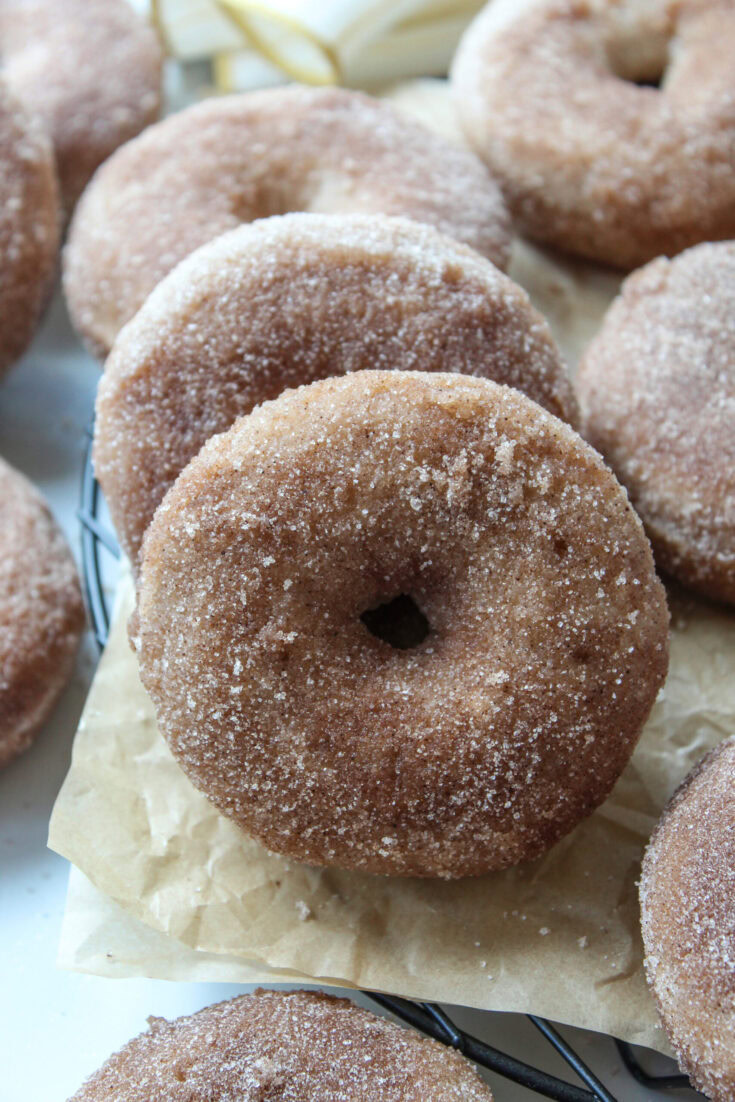 Baked Cinnamon Sugar Donuts