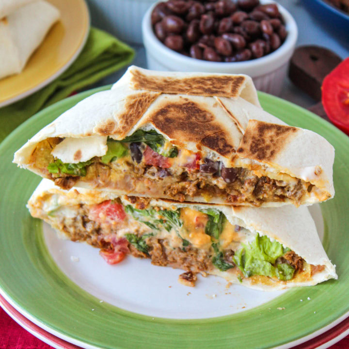 Copycat Taco Bell Crunchwrap Supreme
