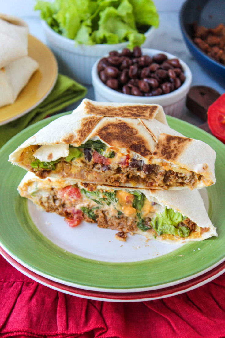 Copycat Taco Bell Crunchwrap Supreme