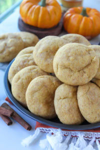 Pumpkin Cheesecake Snickerdoodles | Baking You Happier