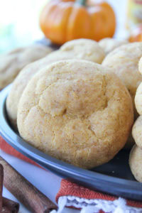Pumpkin Cheesecake Snickerdoodles | Baking You Happier
