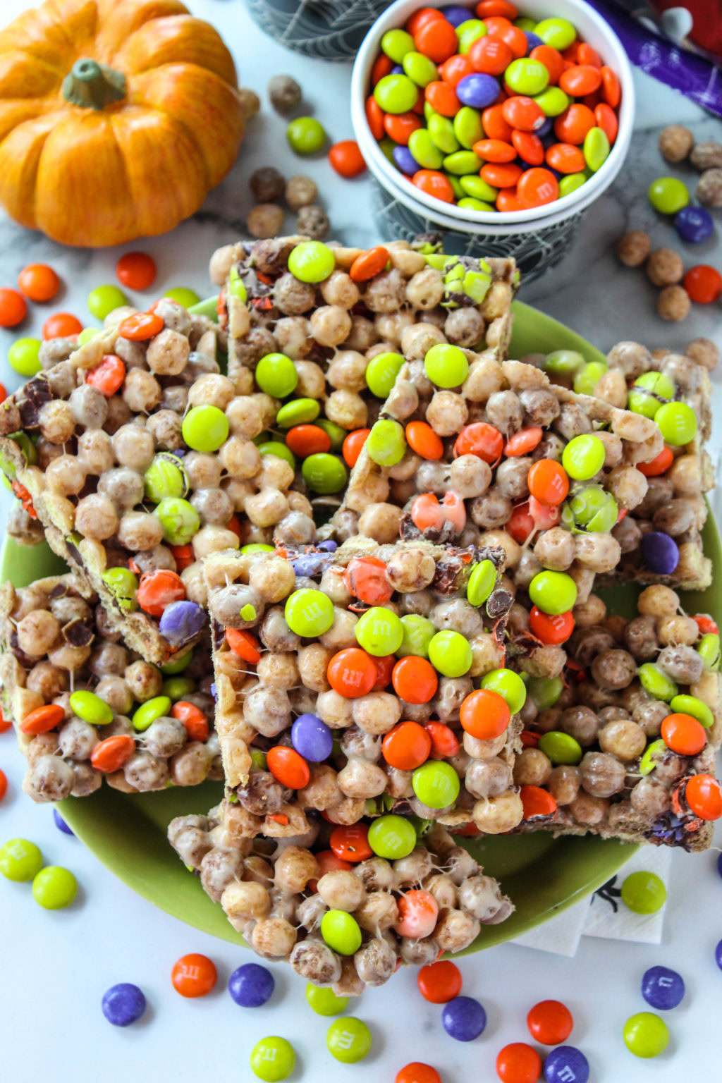 Reese’s Puffs Cereal Bars for Halloween Baking You Happier