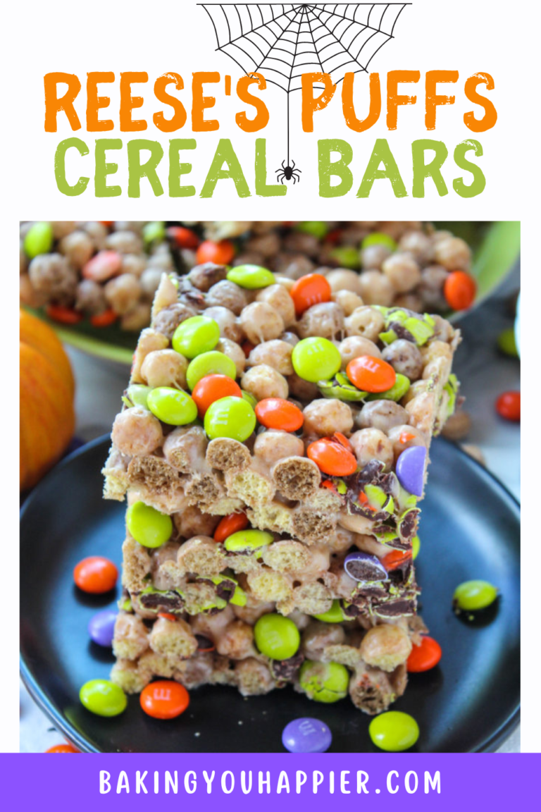Reese’s Puffs Cereal Bars for Halloween Baking You Happier