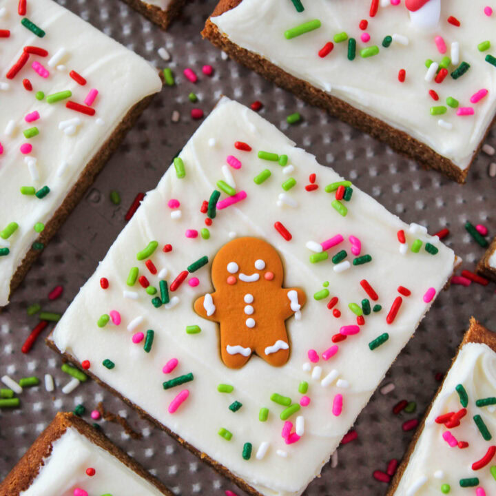 Gingerbread Cookie Bars