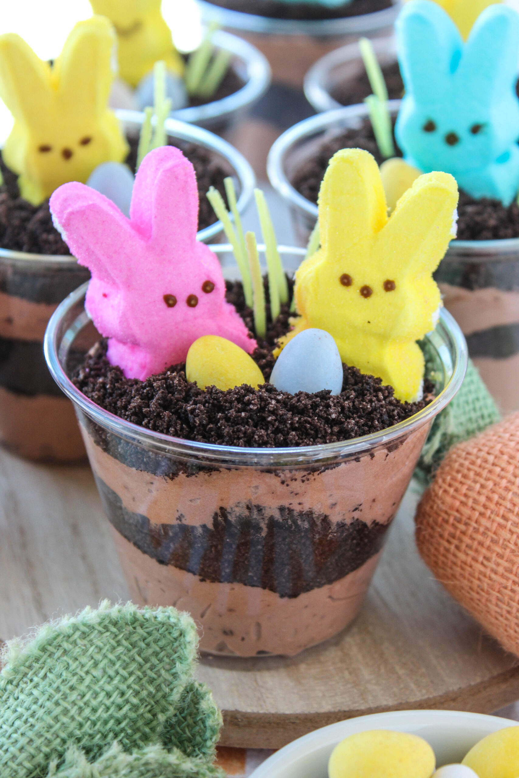 Adorable Bunny Dirt Cups Recipe