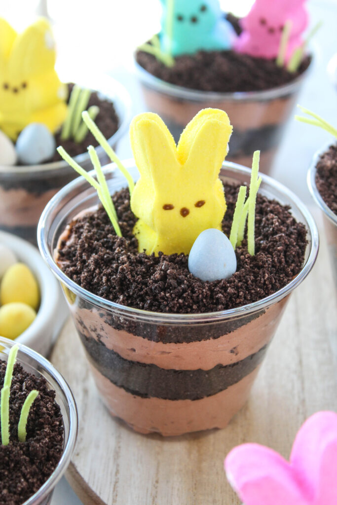 Easter Dirt Cups - My Mini Chefs