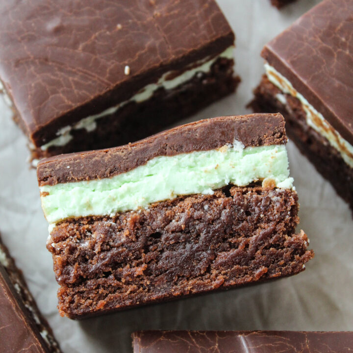 The Best Mint Brownies from a Box Mix