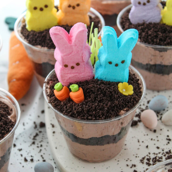 Easter Oreo Dirt Cake Cups