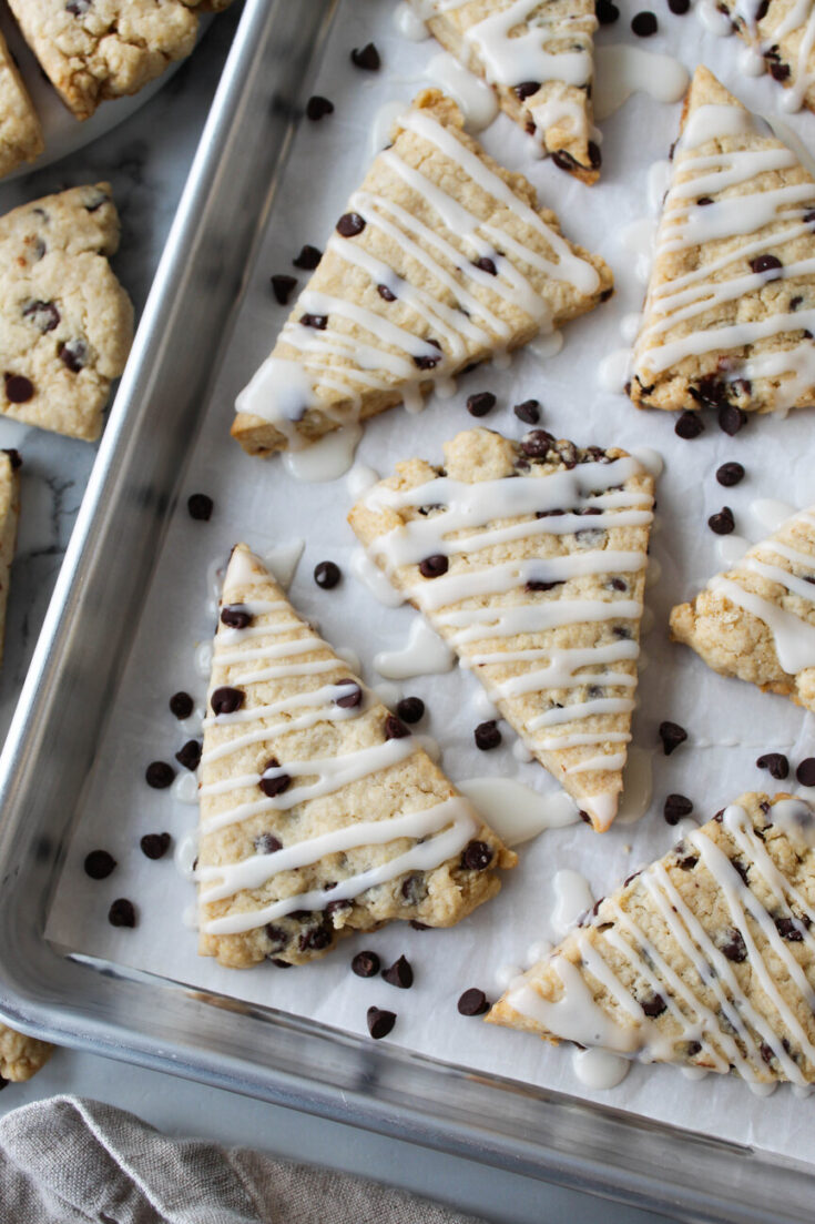 The Best Mini-Chocolate Chip Scones (Easy Recipe!)