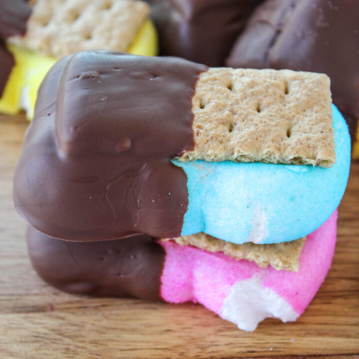 Peeps S'mores Graham Cracker Cookies